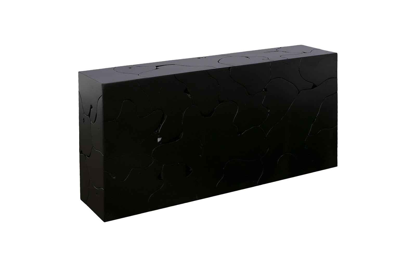Phlillips Collection Home Rate to be Quoted Phillips Collection Teak Slice Console Table, Black
