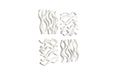 Phlillips Collection Home Phillips Collection Vine Wall Tile, Matte White, Set of 4