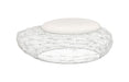 Phlillips Collection Home Rate to be Quoted Phillips Collection Wire Mesh Stone Stool with Cushion, LG