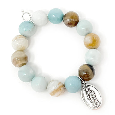 Stress & Anxiety Saint Dymphna Healing Bracelet