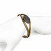 Michal Golan Silver Evil Eye Bangle