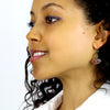 Michal Golan Garnet Eye Earrings