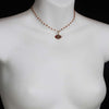 Michal Golan Garnet Eye Necklace
