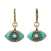 Michal Golan Turquoise Eye Earrings