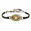 Michal Golan Medium silver & gold evil eye bracelet