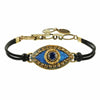 Michal Golan Deep Blue and Gold Evil Eye Bracelet