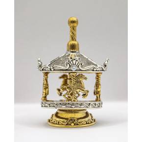 Quest Collection Judaica Quest Collection Carousel Dreidel - Two Tone