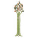 Quest Collection Judaica Quest Collection Tree Seasons Mezuzah - Pastel Green