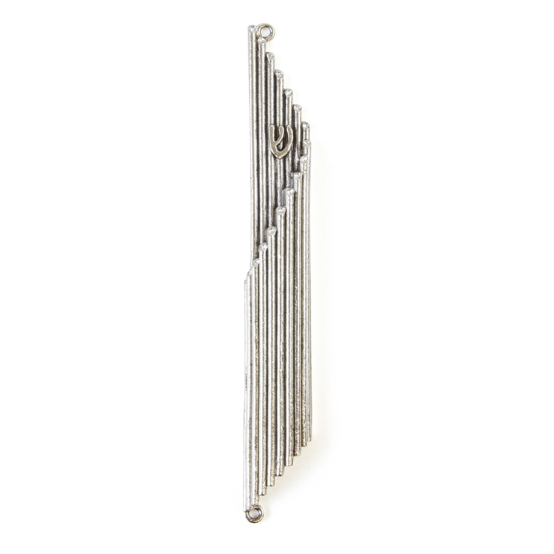 Quest Collection Chimes Mezuzah - Silver