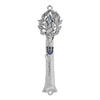 Quest Collection Crystal Tree Mezuzah - Silver