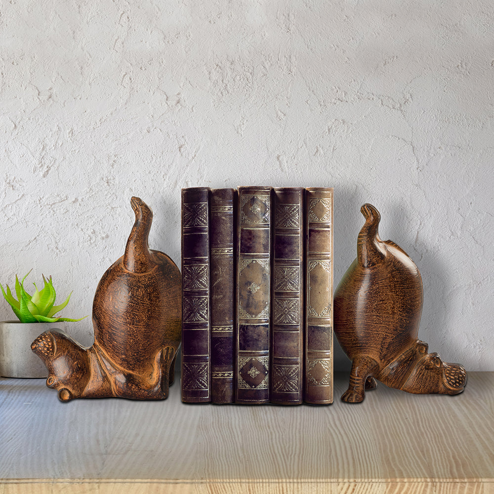 SPI Home Home Decor Acrobatic Hippo Bookends Pair