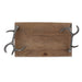 SPI Home Home Decor Antler Handle Tray mango wood