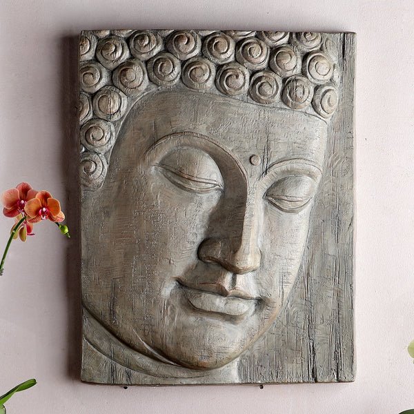 SPI Home Home Decor Buddha Head Wall Hanging