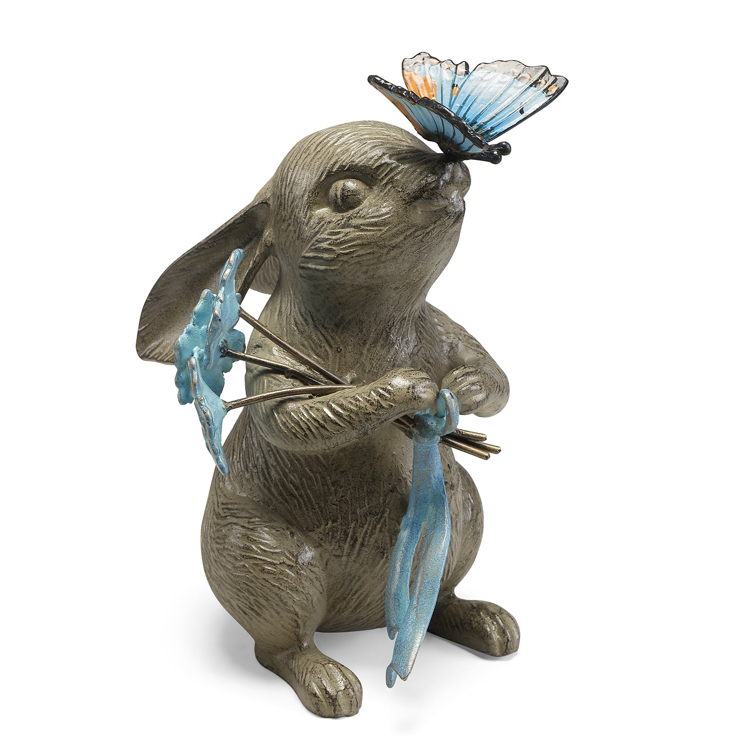 SPI Home Home Decor Bunny and Butterfly Garden Sculpture
