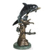 SPI Home Home Decor Cast Aluminum Dolphin and Undersea Friends
