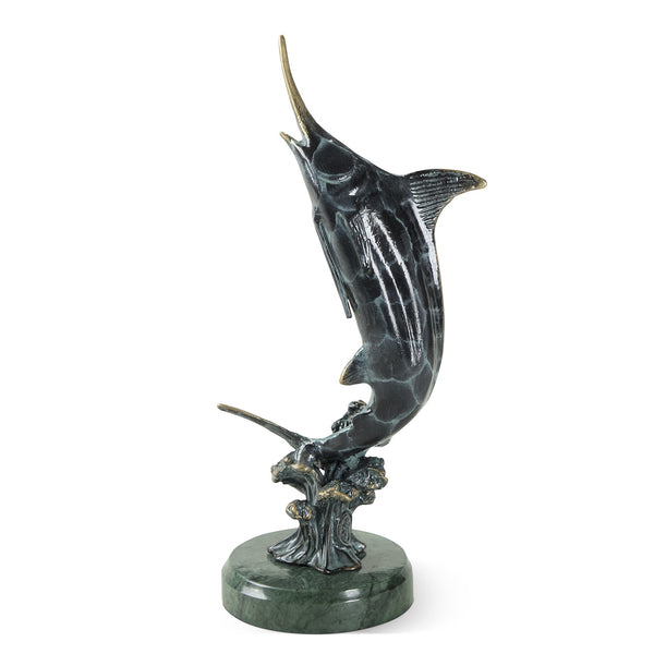 SPI Home Home Decor Cast Aluminum Hunting Marlin