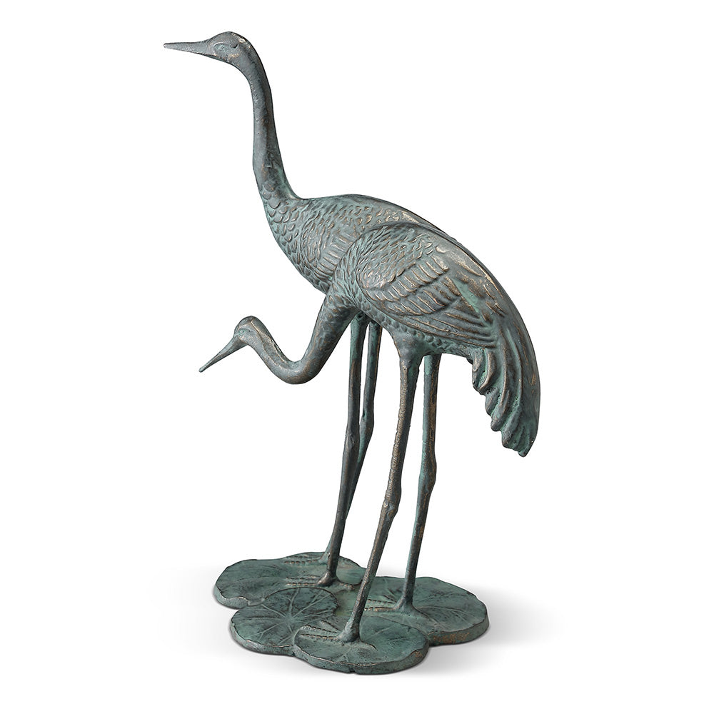 SPI Home Home Decor Coastside Crane Pair Garden Sculpture