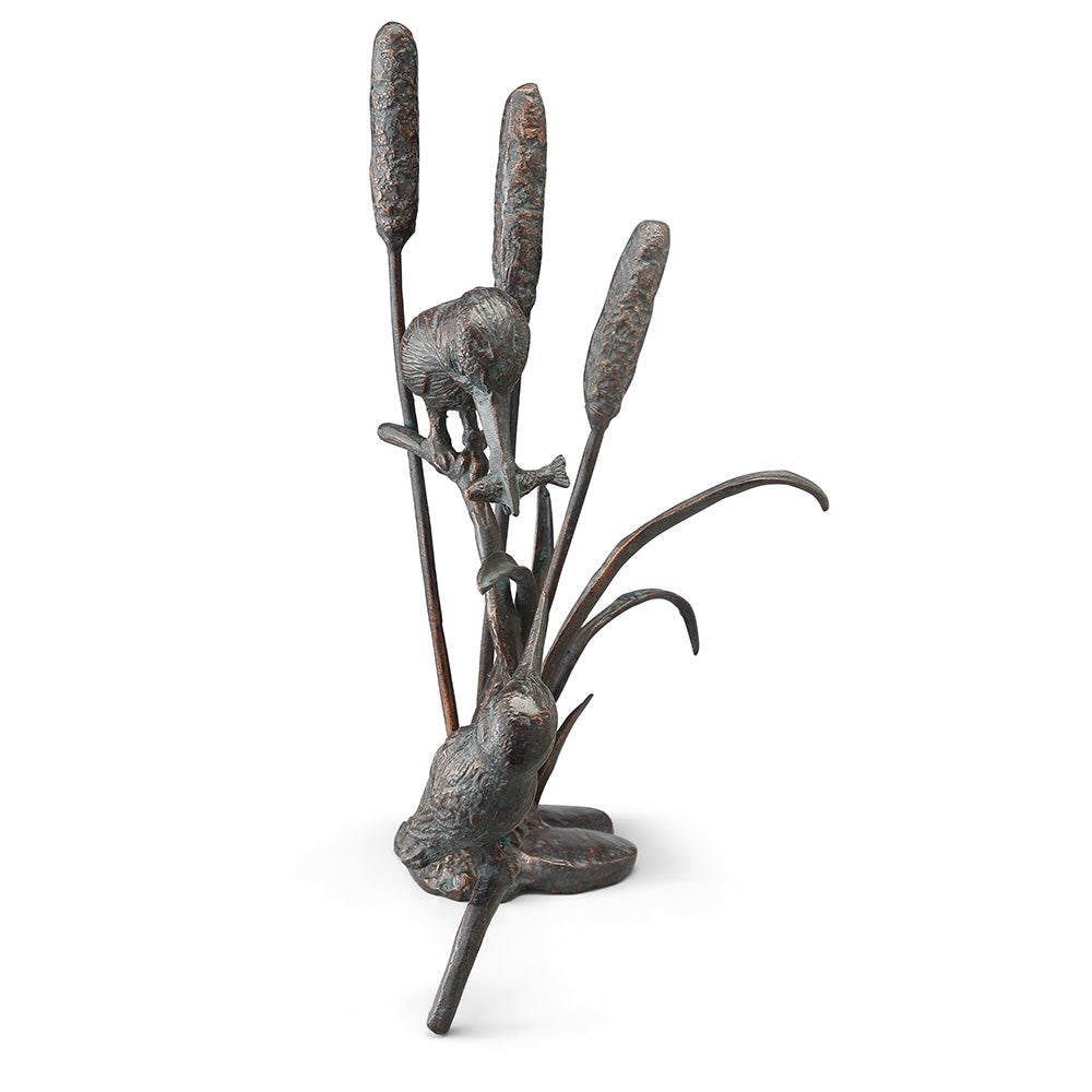 SPI Home Home Decor Feeding Kingfisher Couple Sculpture