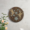 SPI Home Home Decor Hummingbird Pair Wall Mounted Garden Clock and Thermometer