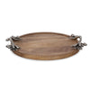 SPI Home Home Decor Leaf and Berry Handle Tray