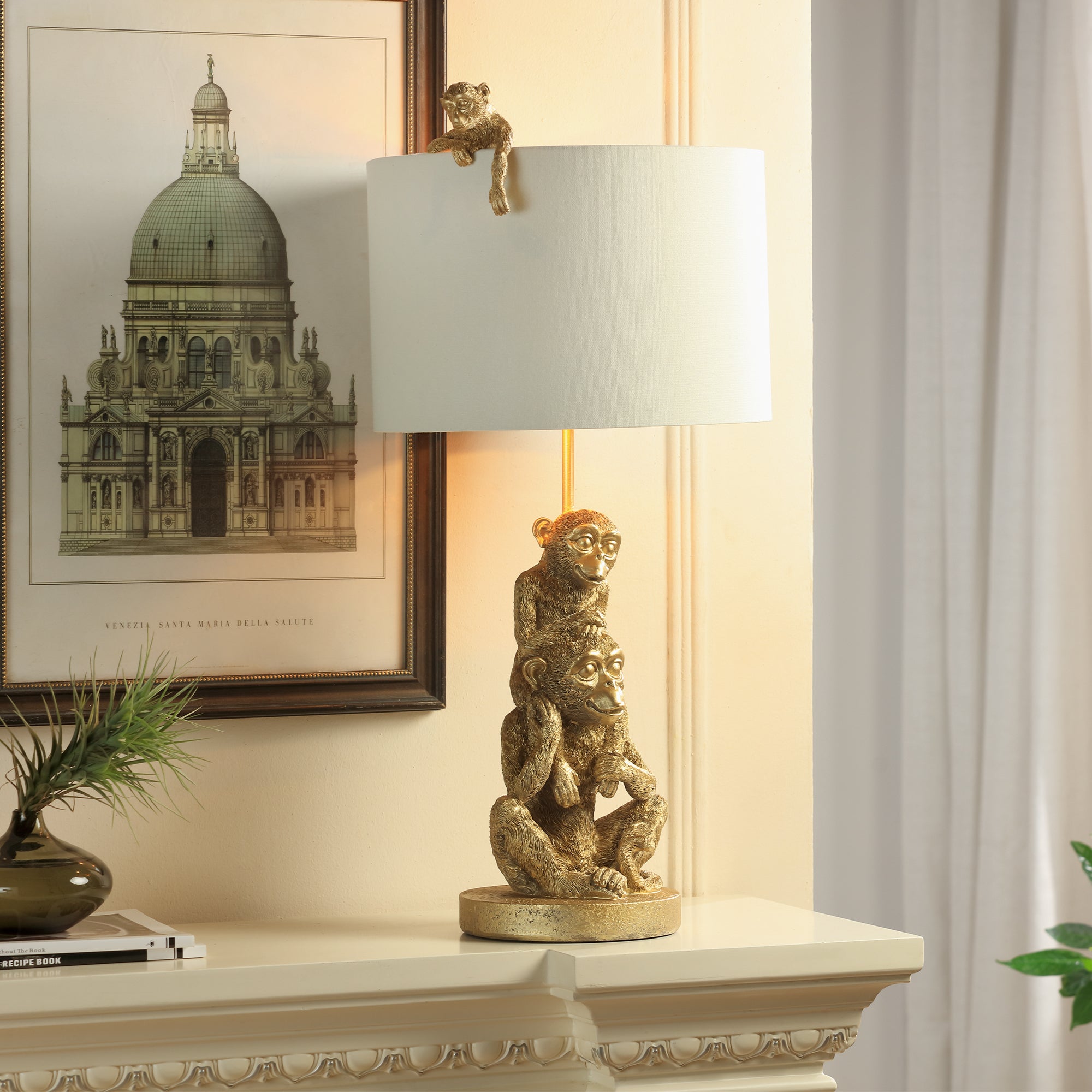 SPI Home Home Decor Madcap Monkey Trio Desk Lamp