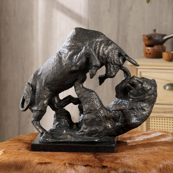 SPI Home Home Decor Market Fighters bear and bull