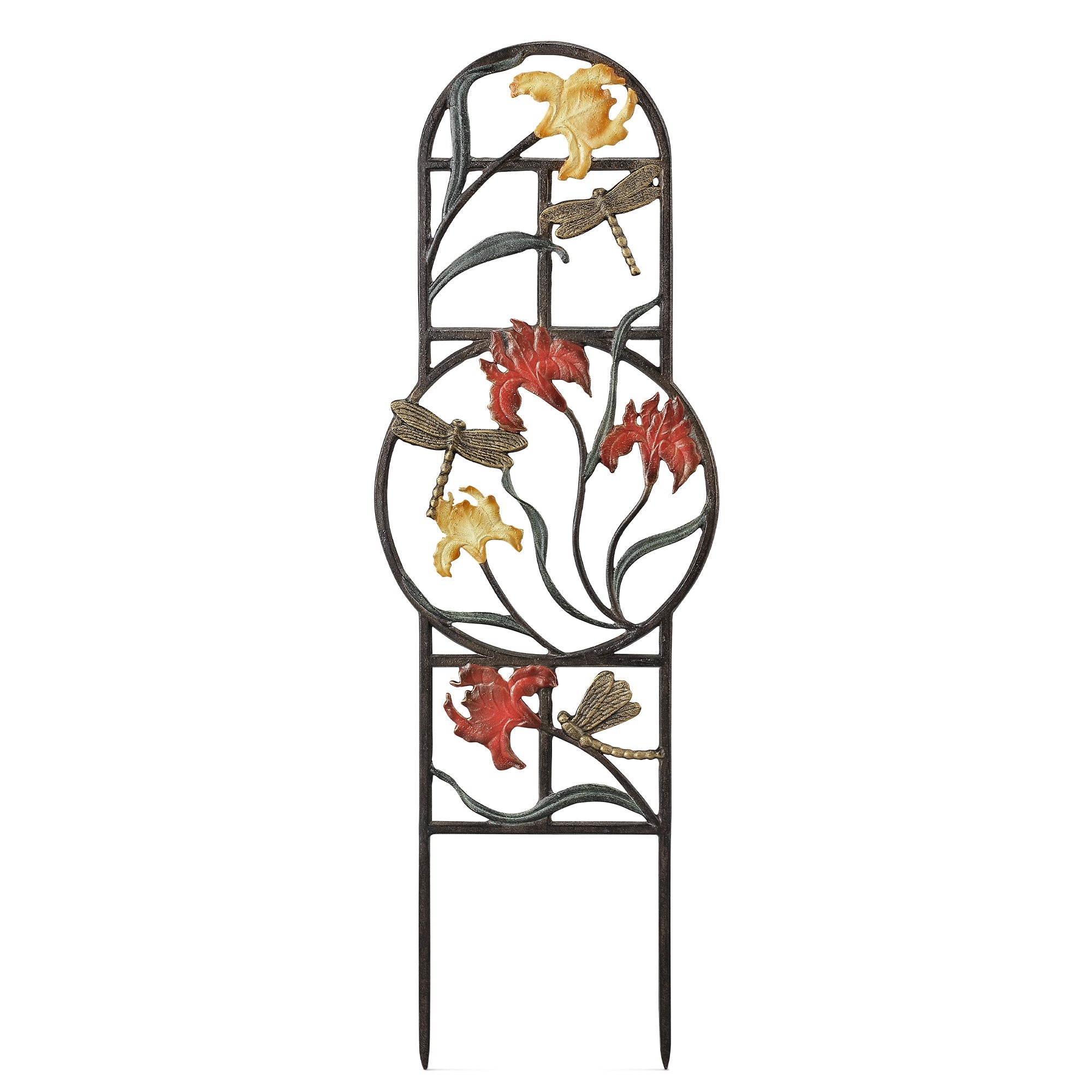SPI Home Home Decor Narrow Dragonfly Trellis (spikes 7.75" H)