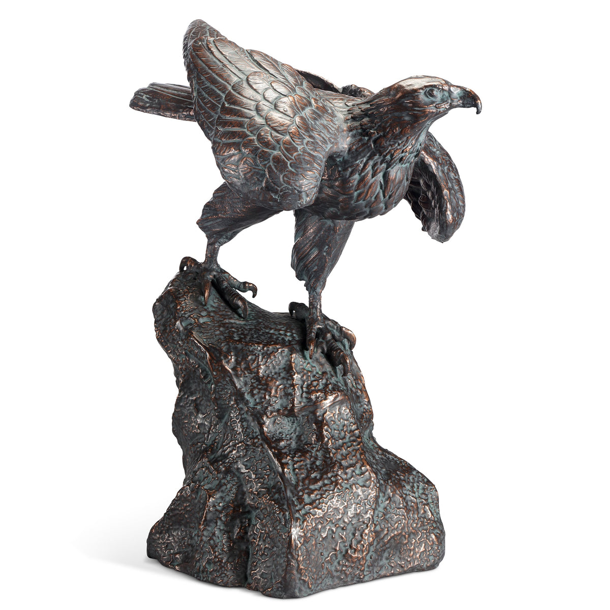 Abstract Hawk Statue Perching Hawk Sculpture — ShopTheAddison