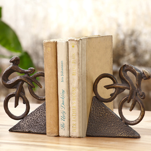 SPI Home Home Decor Racing Bicyclist Bookends