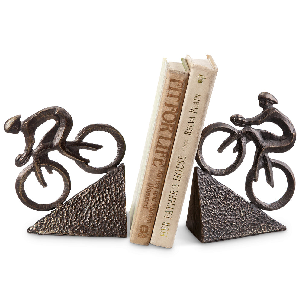 SPI Home Home Decor Racing Bicyclist Bookends