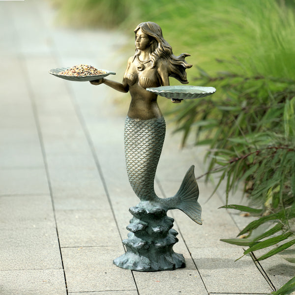 SPI Home Home Decor Sirena Mermaid Birdfeeder