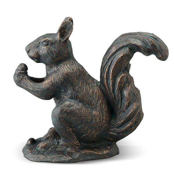 SPI Home Home Decor Sitting Squirrel with Snack Sculpture