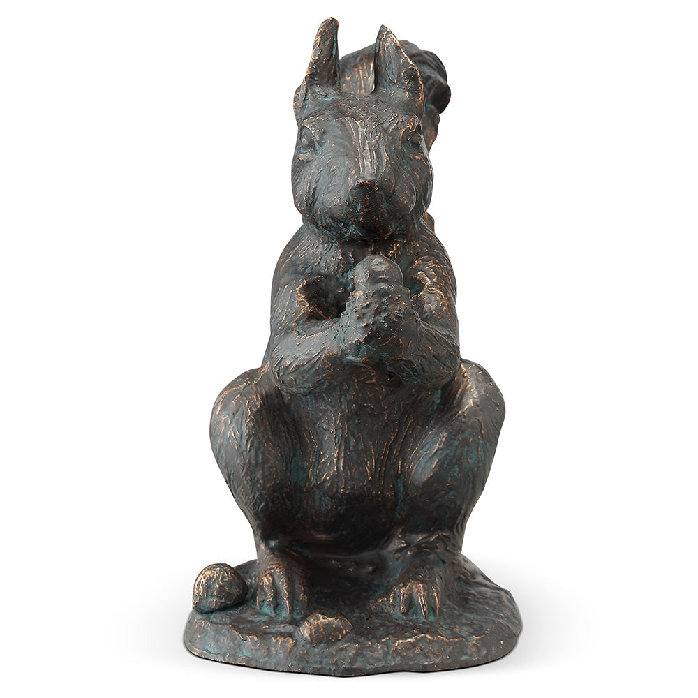 SPI Home Home Decor Sitting Squirrel with Snack Sculpture