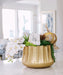 T&C Floral Company Home Decor Draped Orchids in Embellished Container