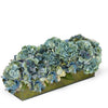 T&C Floral Company Home Decor Blue Hydrangeas in Glass Box