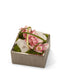 T&C Floral Company Home Decor Pink & Quartz Orchid Table Top in Silver Square