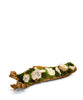 T&C Floral Company Home Decor Quartz Preserved Moss & Geodes in Wooden Log