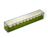 T&C Floral Company Home Decor White Preserved Roses in Rectangle Glass