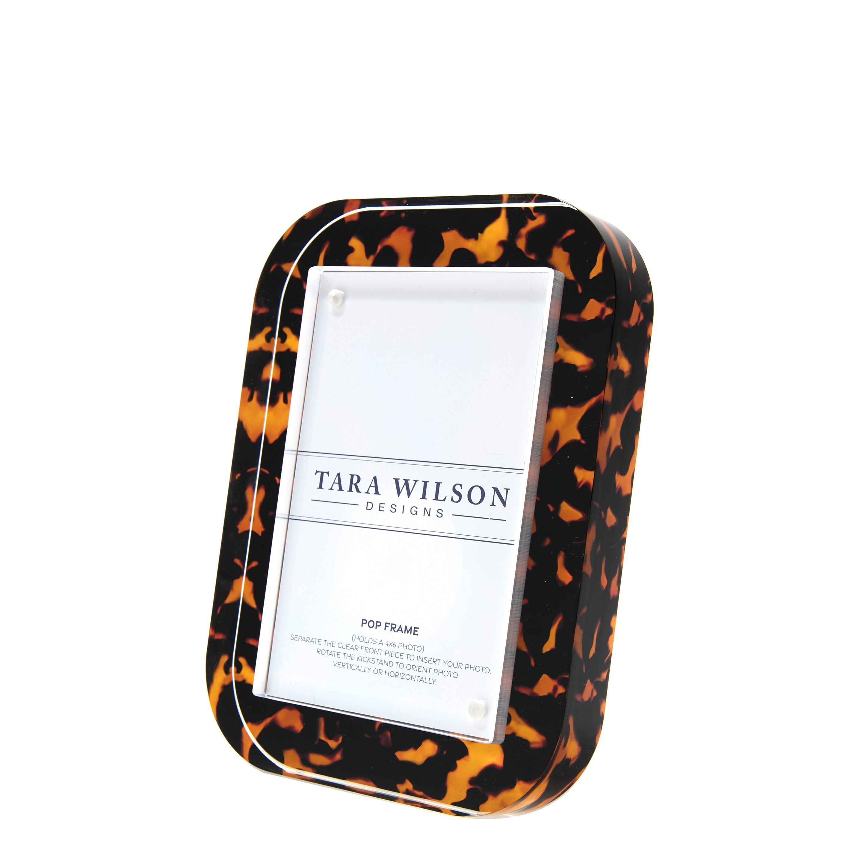 Tara Wilson Designs Picture Frames 4 X 6 Pop Frame - Tortoise