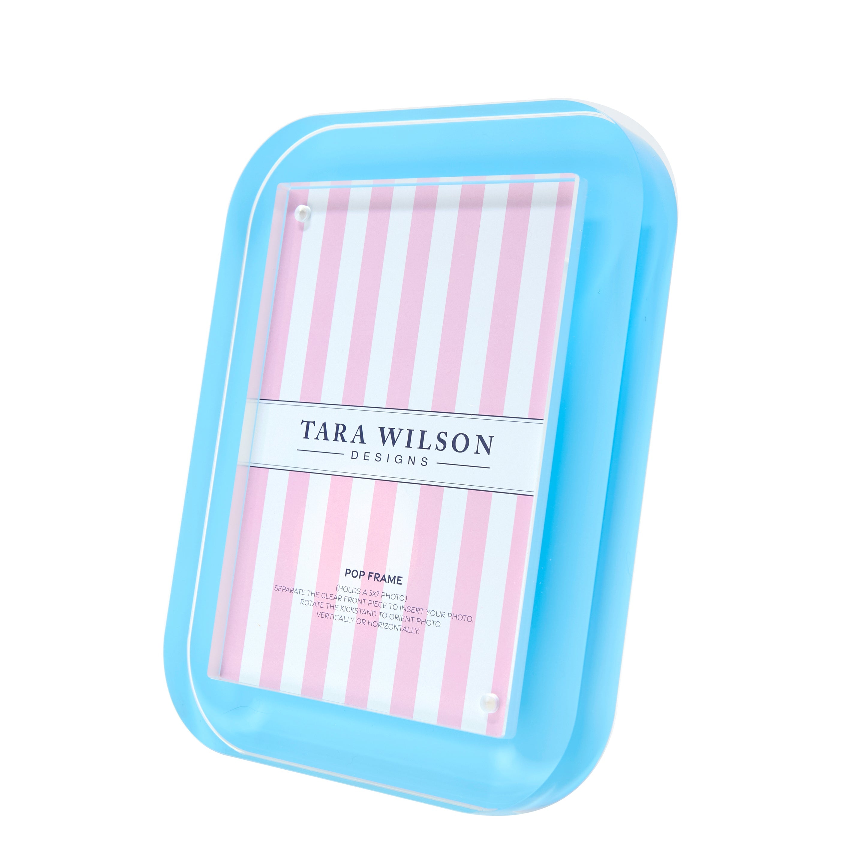 Tara Wilson Designs Picture Frames 5 X 7 Pop Frame - Pastel Blue