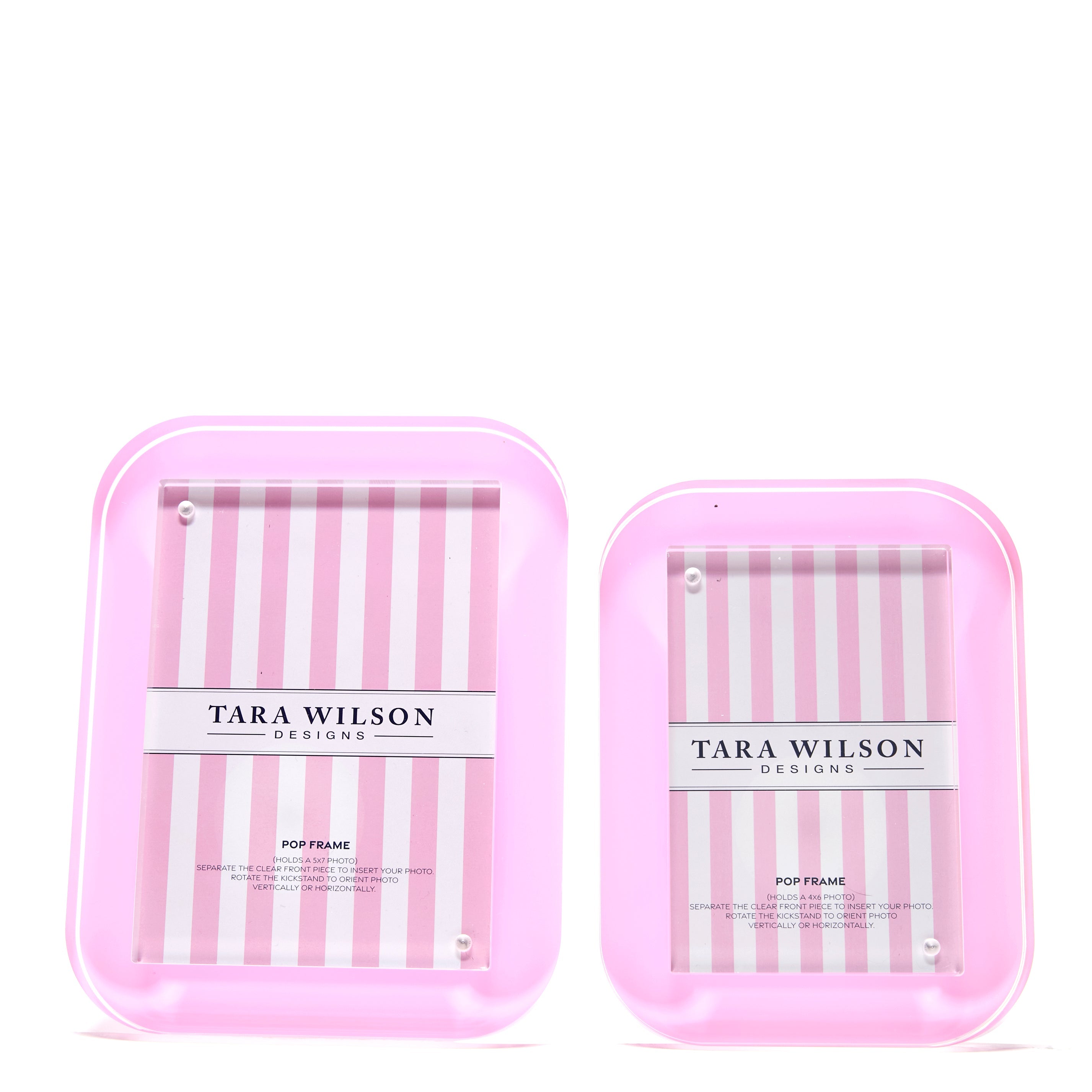 Tara Wilson Designs Picture Frames 5 X 7 Pop Frame - Pastel Pink