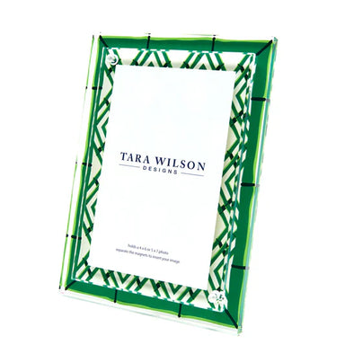 Tara Wilson Designs Picture Frames Bamboo Acrylic Frame - Green