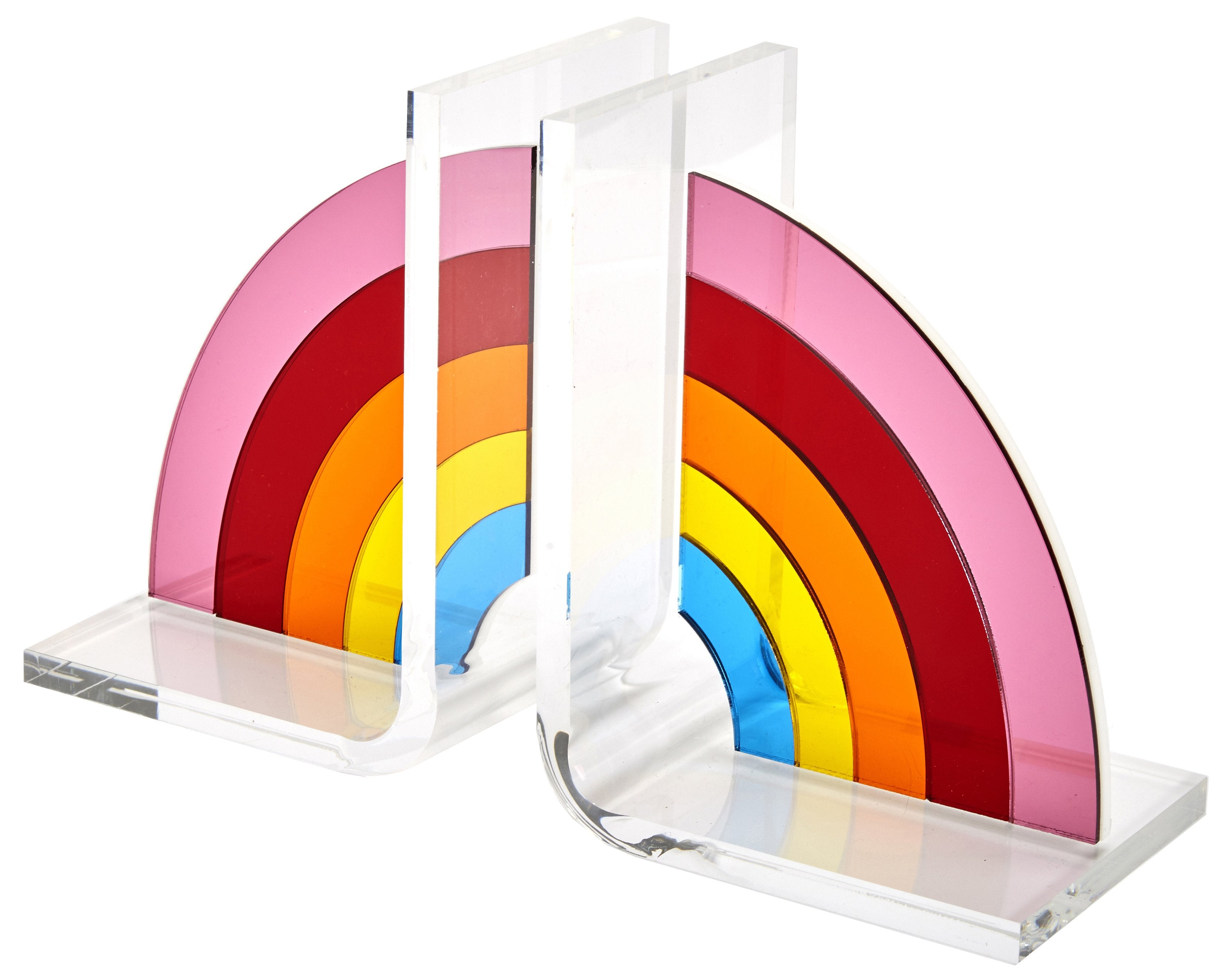 Tara Wilson Designs Giftware Bookends - Mirrored Rainbow