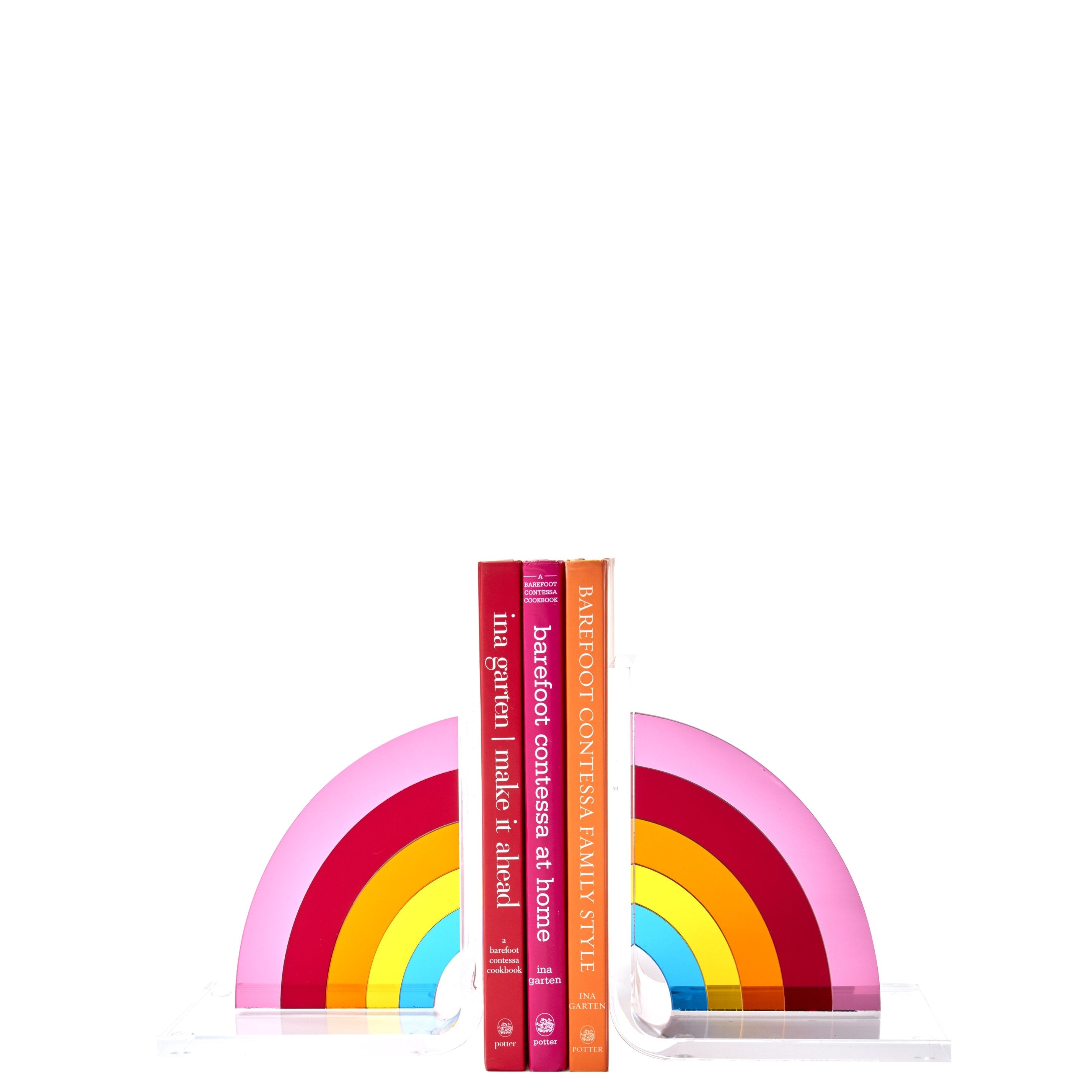 Tara Wilson Designs Giftware Bookends - Mirrored Rainbow