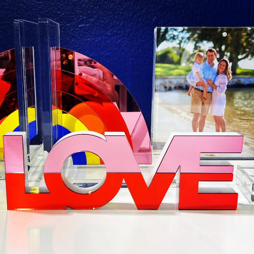 Tara Wilson Designs Giftware Bookends - Mirrored Rainbow
