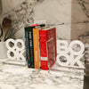 Tara Wilson Designs Giftware Bookends - White Cook / Book