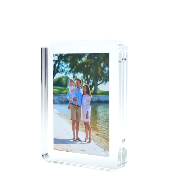 Tara Wilson Designs Picture Frames Clear Acrylic 4" x 6" Flip Frame