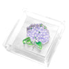 Tara Wilson Designs Giftware Cocktail Napkin Holder - Hydrangea