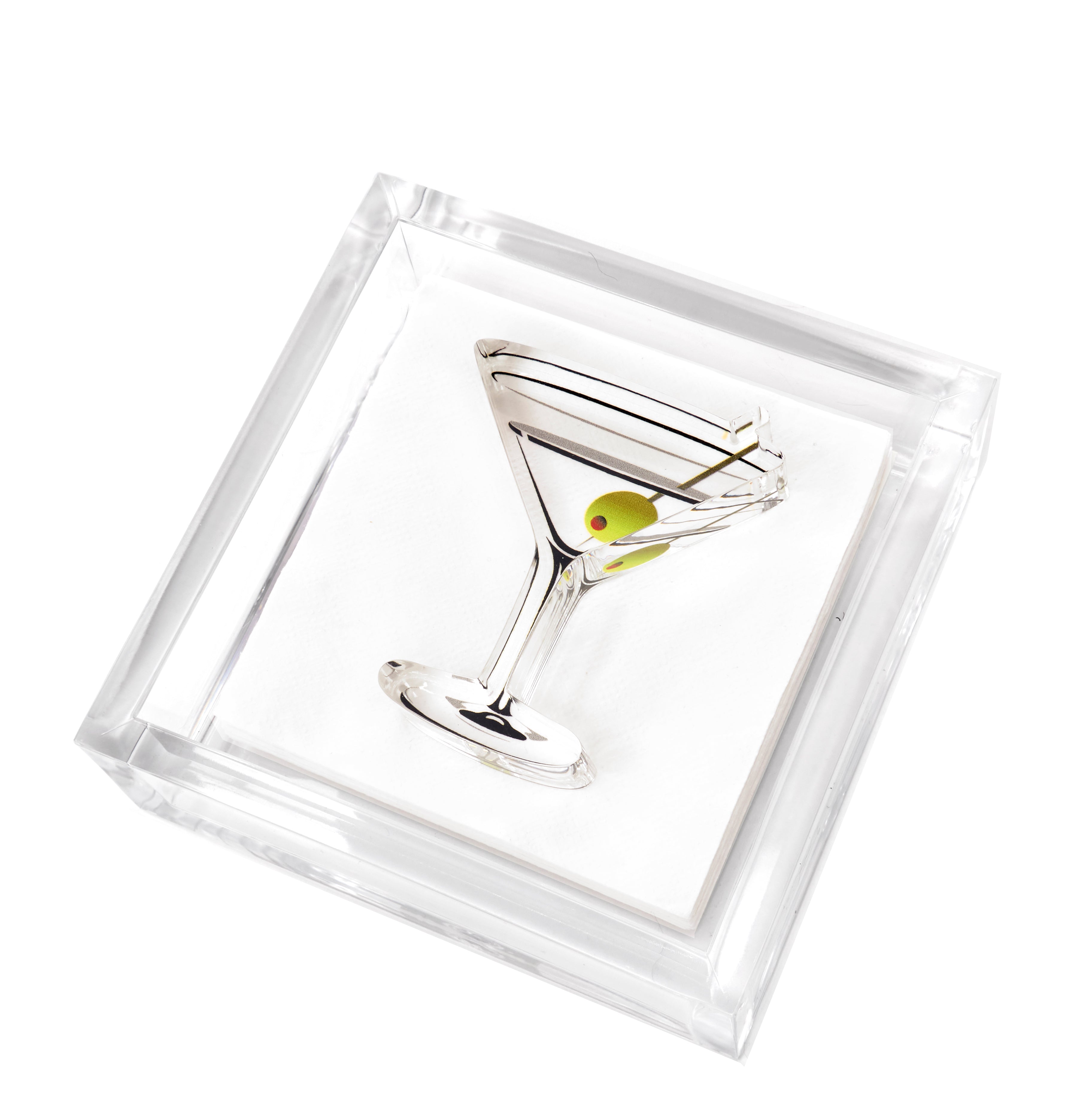 Tara Wilson Designs Giftware Cocktail Napkin Holder - Martini