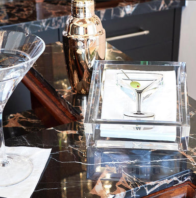 Tara Wilson Designs Giftware Cocktail Napkin Holder - Martini